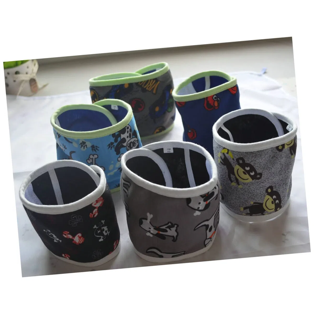 SUPVOX 3 Juegos De Ropa Interior para Perro Reutilizables De 9 X 30 Cm De Algodón Lavables A Máquina Evitan Que Se Marque El Territorio. 3 Unidades.