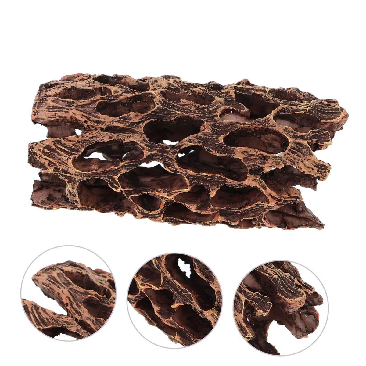 Happyyami 5piezas Escondite De Camarones y Peces para Acuario Decoración De Pecera Cueva para Ocultarse Accesorios para Acuarios y Hábitats De Peces