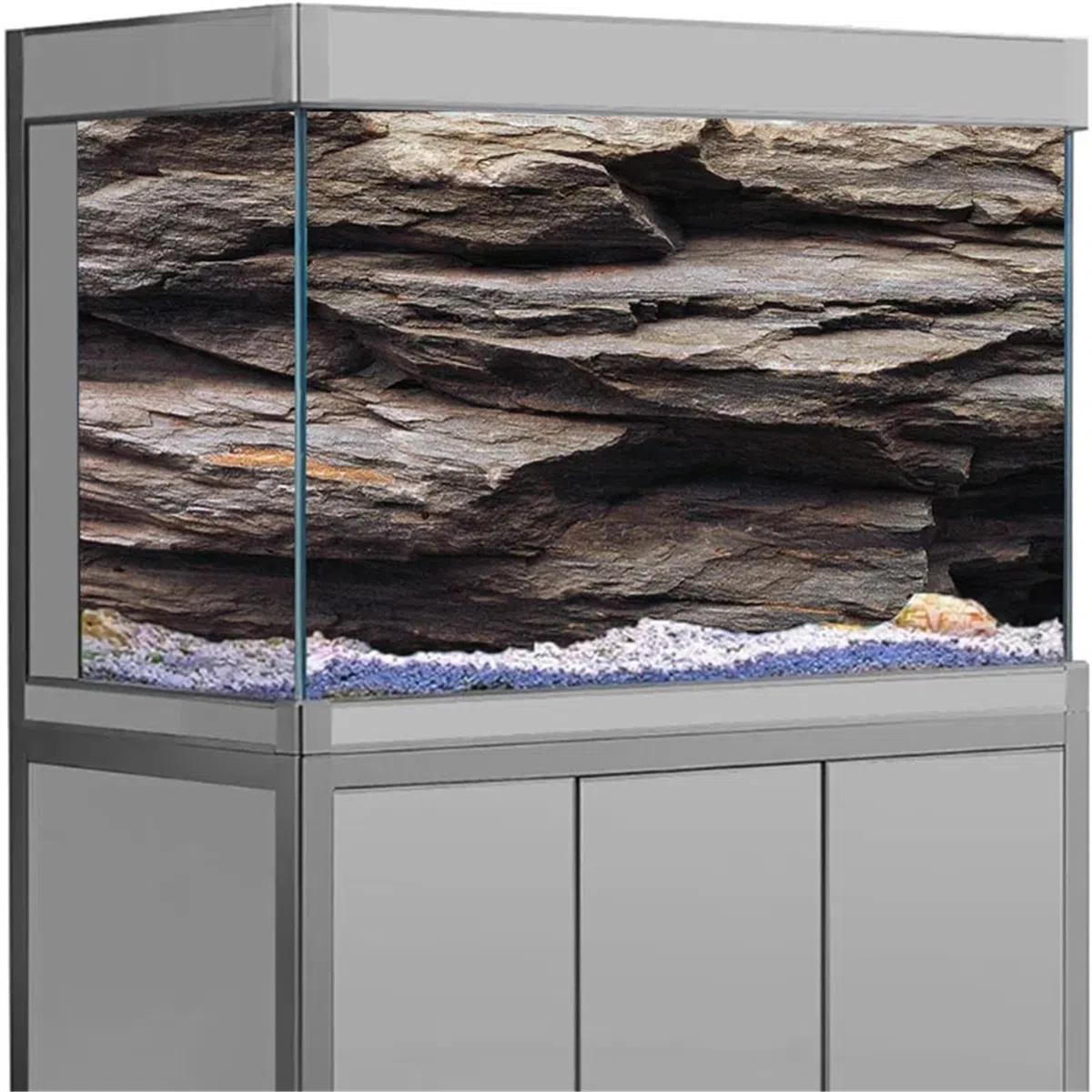 Etiqueta engomada del Fondo Acuario de la decoración Tanque Peces 3D