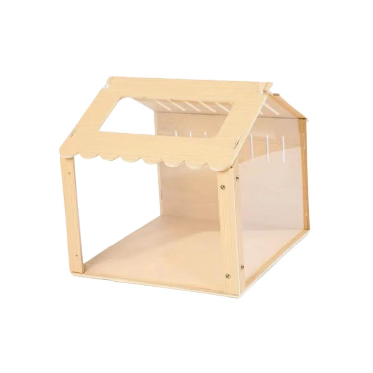 Casa de Juegos de para Madera con Nido para hámster, Juguete para Hacer Ejercicio Que Proporciona Entretenimiento y fomenta la Actividad y la