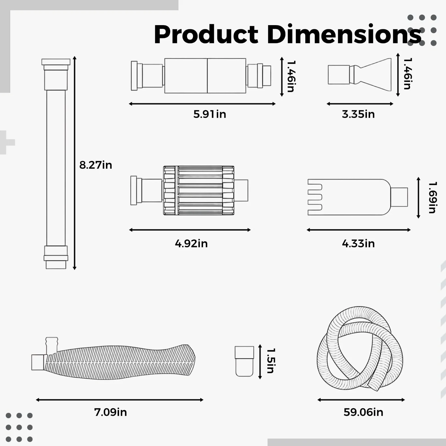 Cambiador de agua eléctrico para acuario, limpiador de grava 2 en 1 alimentado por USB y lavadora de arena, aspiradora de desechos con motor sin escobillas, incluye poste telescópico
