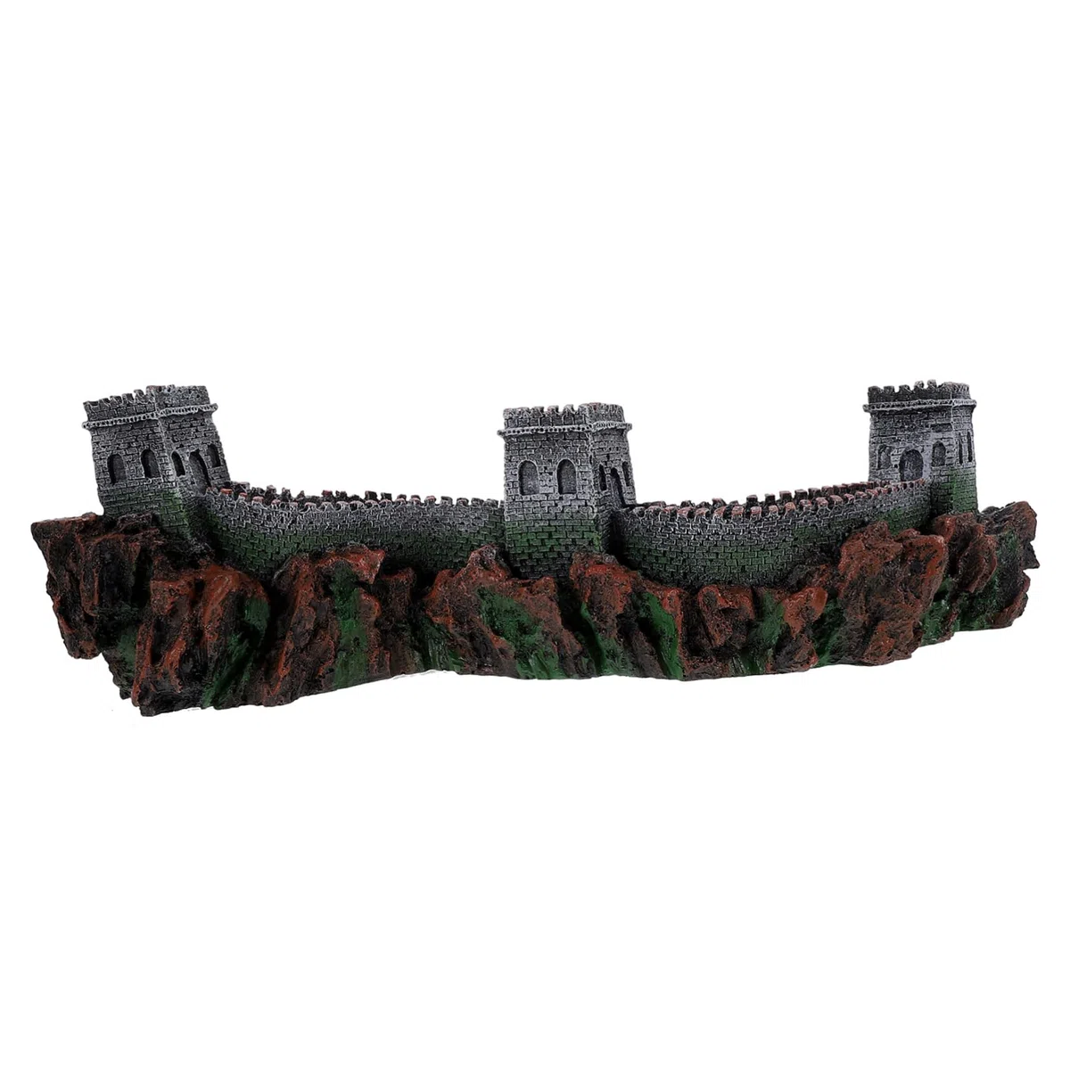 YARNOW 1 Pc Paisajismo De Peceras Accesorios para Peceras De Colores Decoración del Castillo del Acuario Accesorios para Tanques De Agua Decoración De Acuario Alto Muro Resina