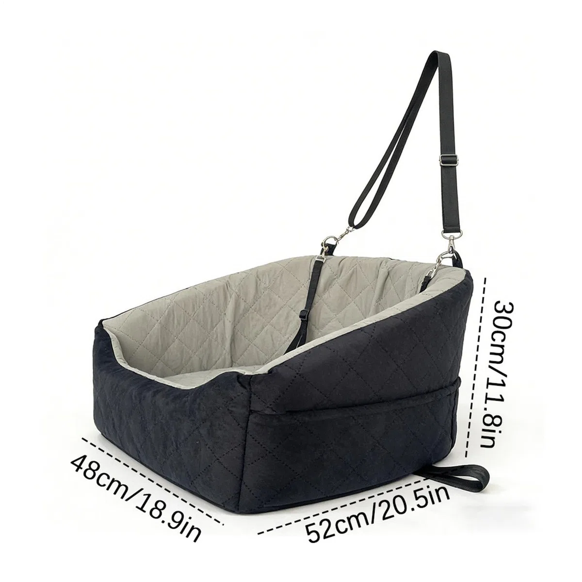 Asiento De Coche Para Mascotas Impermeable con Cinturón de Seguridad para | Cama de Viaje para Perro en Coche para Cachorro Gato Mascota Pequeña Mediana SUV Berlina Furgoneta Vehículo