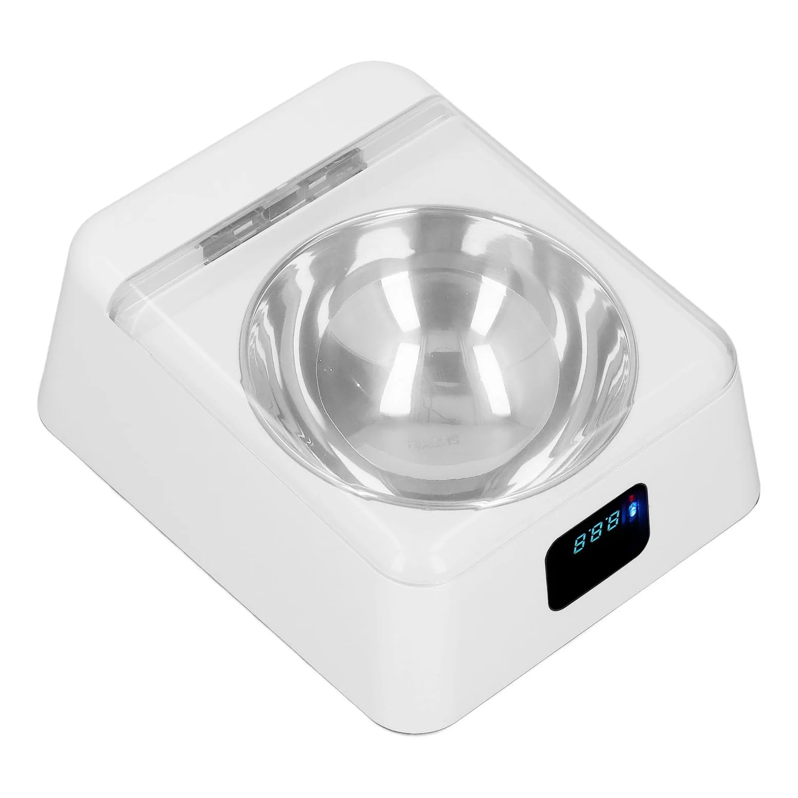 Comedero Inteligente, Cuenco para Mascotas con Apertura de Tapa de Inducción y Sensor Infrarrojo para Perros Pequeños y Medianos, Capacidad de 350ml