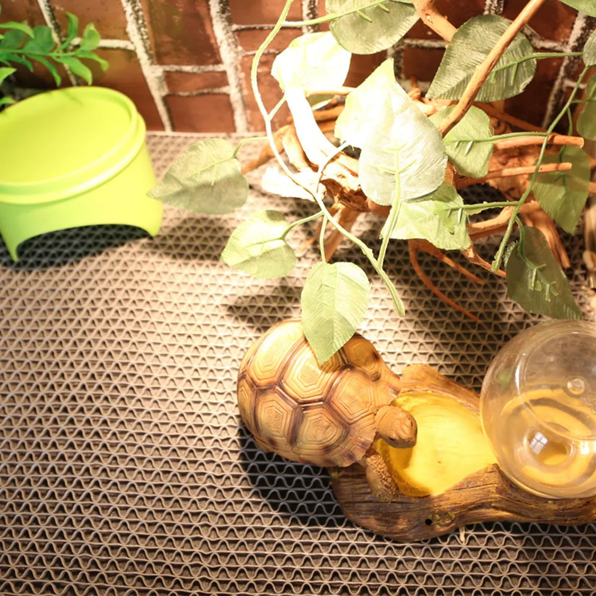 BeardedDragons - Forro de sustrato cortable para reptiles y mascotas pequeñas, tapete de decoración de terrario, almohadilla de jaula de reptiles, decoración de terrario