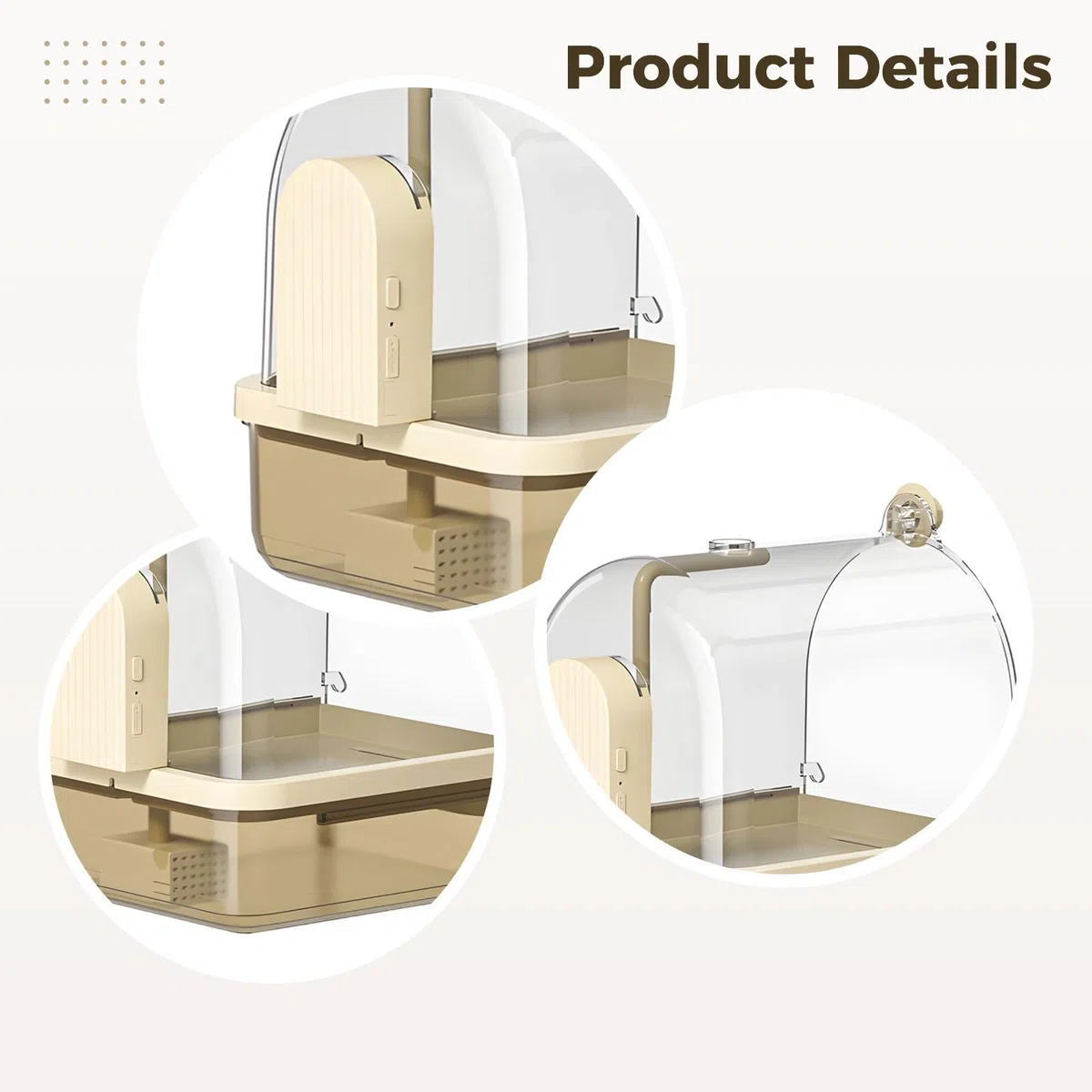 Baño automático para pájaros con sensor, tanque de agua de 1000 ml, ducha eléctrica para pájaros para bañera de loros, batería recargable de 1200 mAh, diseño a prueba de salpicaduras, color