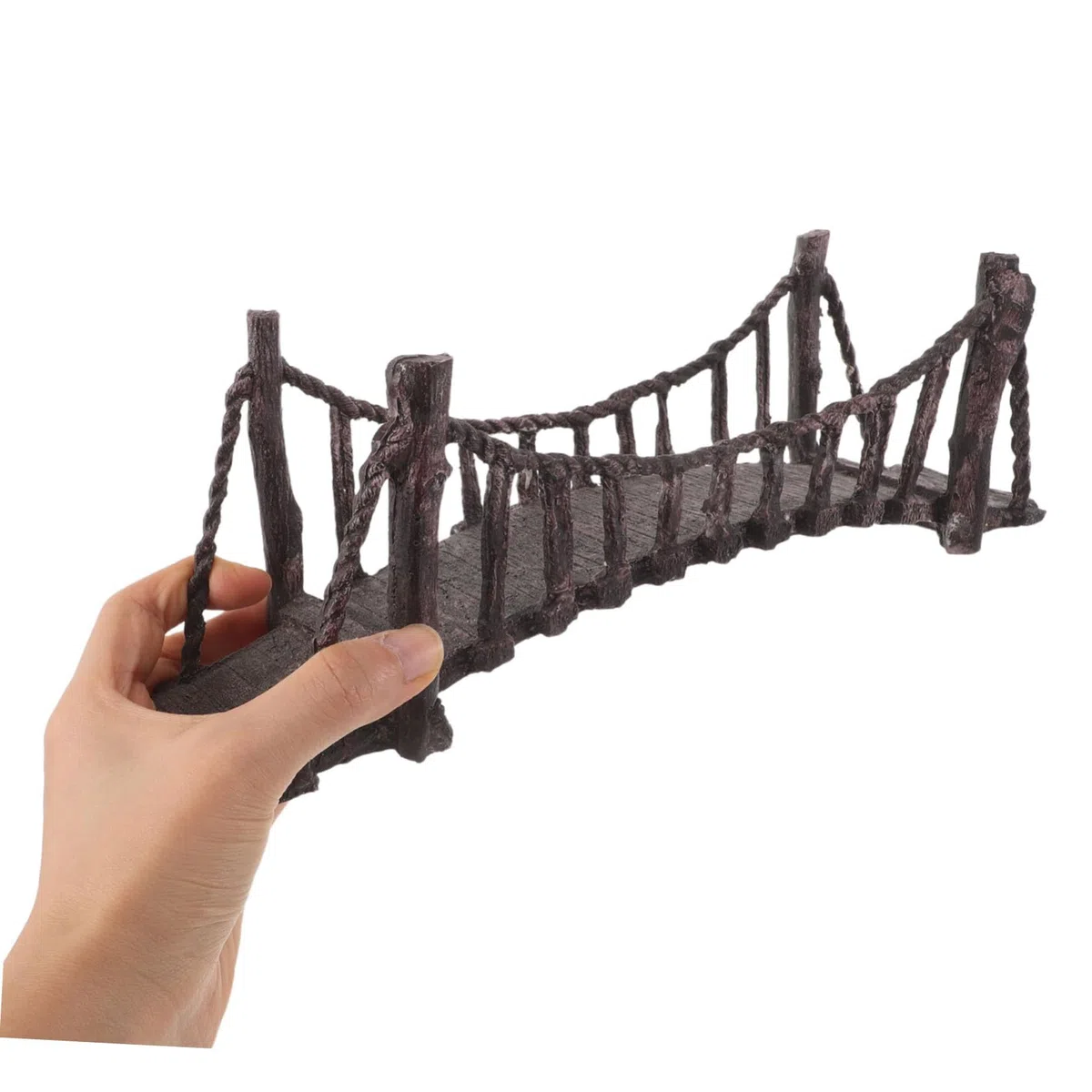 TOYANDONA 5 Piezas Mini Puentes de Jardín de Hadas para Acuario Figuras de Resina Resistentes al Agua Decoración Detallada para Paisaje de Pecera Accesorios Versátiles para Terrarios y Mini