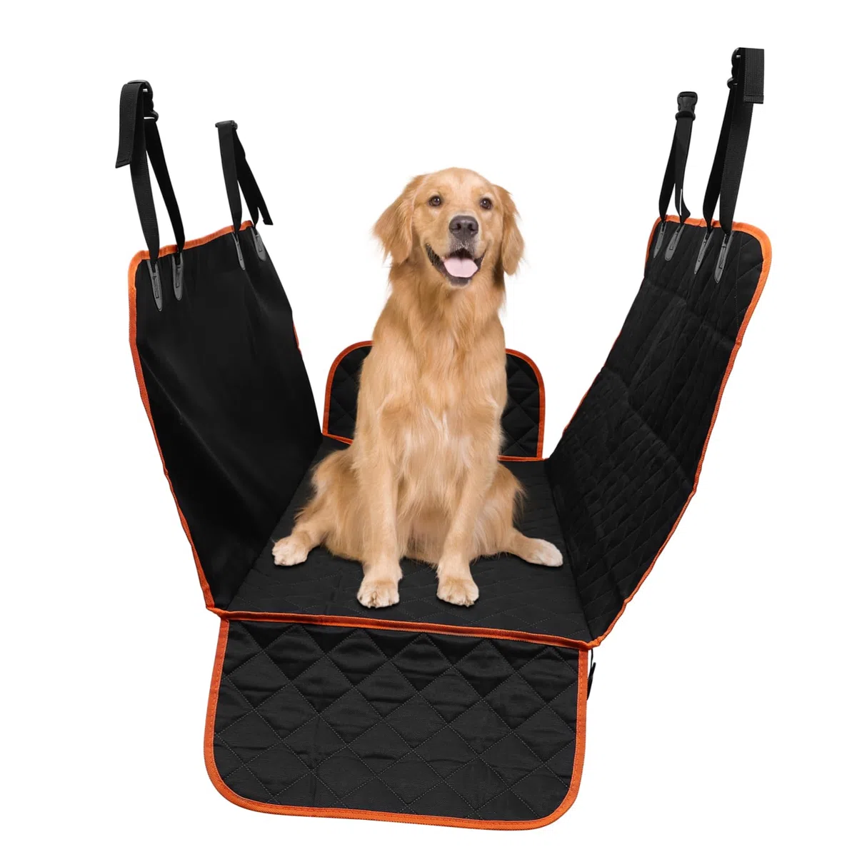 Funda para Coche para Perros Asientos de Coche para Mascotas Cierre Táctil y Base Antideslizante para Perros Grandes