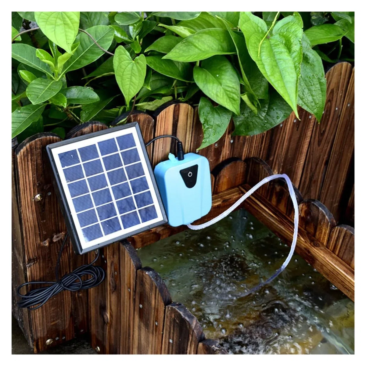 Bomba de aire de acuario ahorradora de energía de 5V/1A, oxigenador de energía Solar, bomba de oxígeno de agua, aireador de estanque, bomba de aire de acuario,Alta eficiencia de conversión