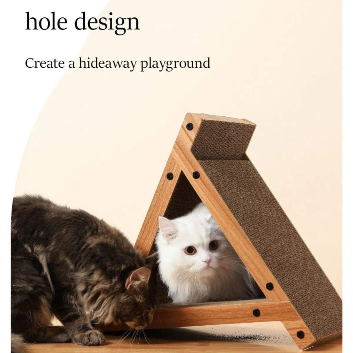 NIBHZ Cartón rascador, Poste rascador Vertical para Gatos, Proteger alfombras Moler Almohadilla de Tablero Vertical para Gatos, para Accesorios de, Rascador para Gatos