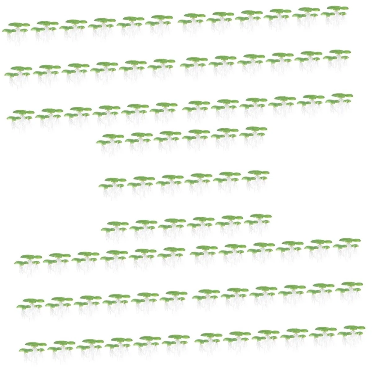270piezas Plantas Acuáticas Artificiales para Acuarios Decoraciones Flotantes De Lentejas Falsas Ornamentales para Peceras y Tanques De Agua Diseño Natural y Aportan Vitalidad Al