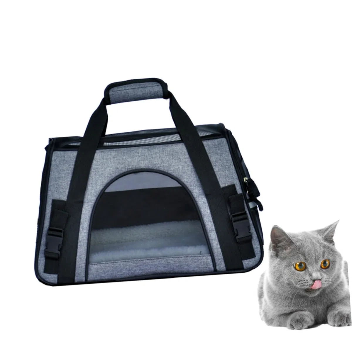 Abaodam Bolso para Mascotas Bolso para Perros para Exteriores Transportín para Gatos para Parques y Hospitales