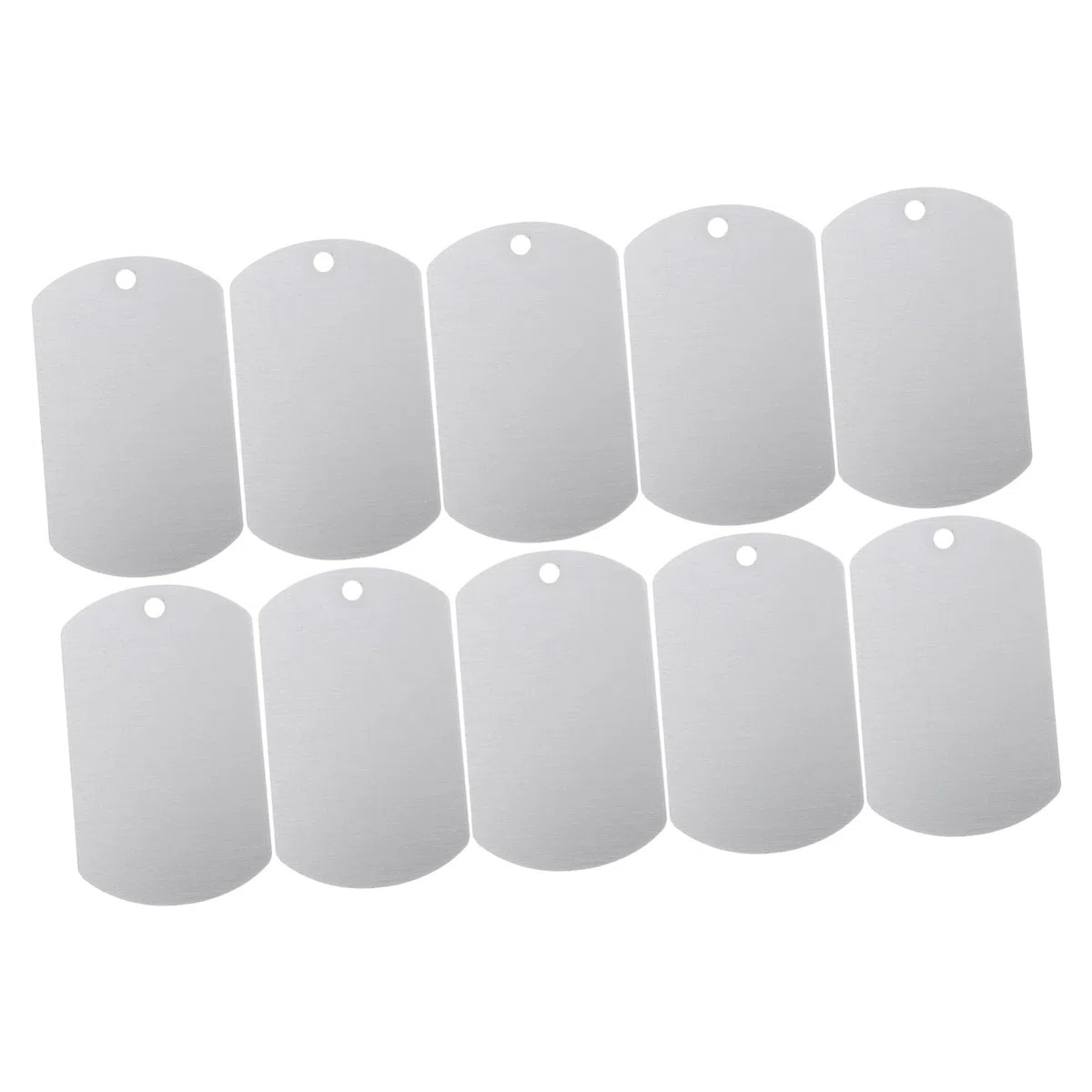 UKCOCO 5 Series Etiquetas De Identificación Mascotas De Aluminio De Etiquetas Y Ganado Personalizables Datos 20 Piezas X 5