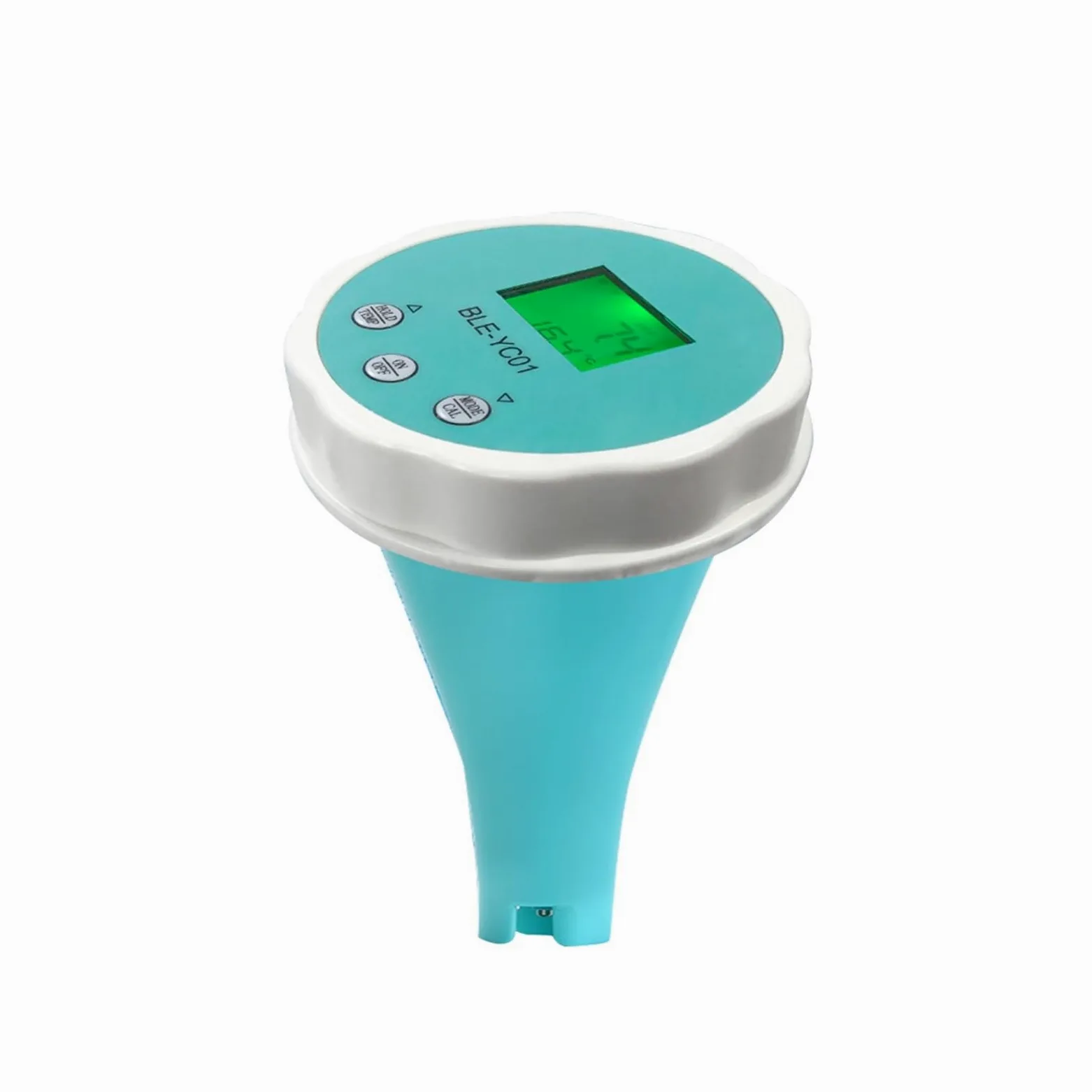 Medidor de pH Detector de Calidad del Agua 6 en 1, PH EC TDS ORP, Temperatura, Cloro, Pantalla aplicación, Probador Calidad Agua Piscina multifunción