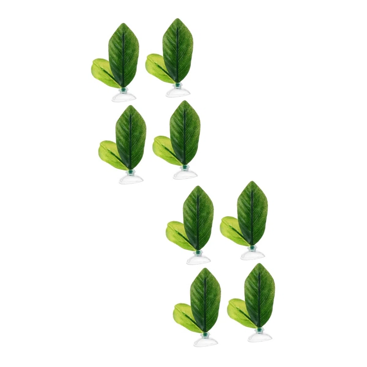 Happyyami 8piezas Decoración De Artificiales para Acuarios Simulación De Paisaje Acuático para Peceras De Agua Dulce y Salada Diseño Lifelike para Betta y Otros Peces