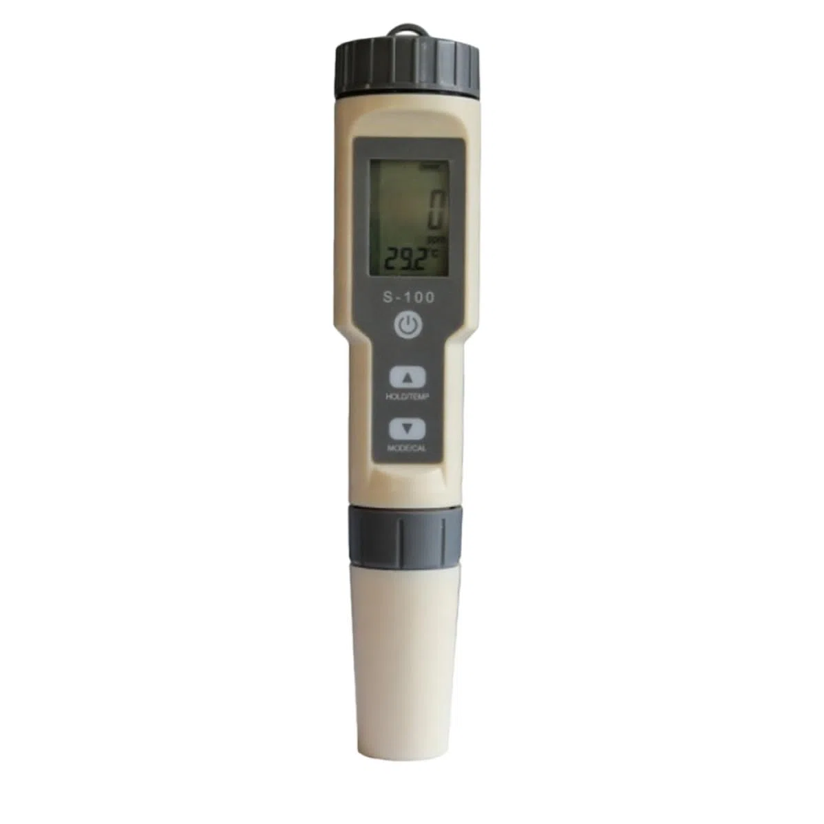 Lurrose Medidor de Salinidad Automático para Agua de Acuario y Estanque, Bolígrafo Multifuncional de Plástico Que Flota Superficie, Adecuado para Prueba de Calidad del Agua
