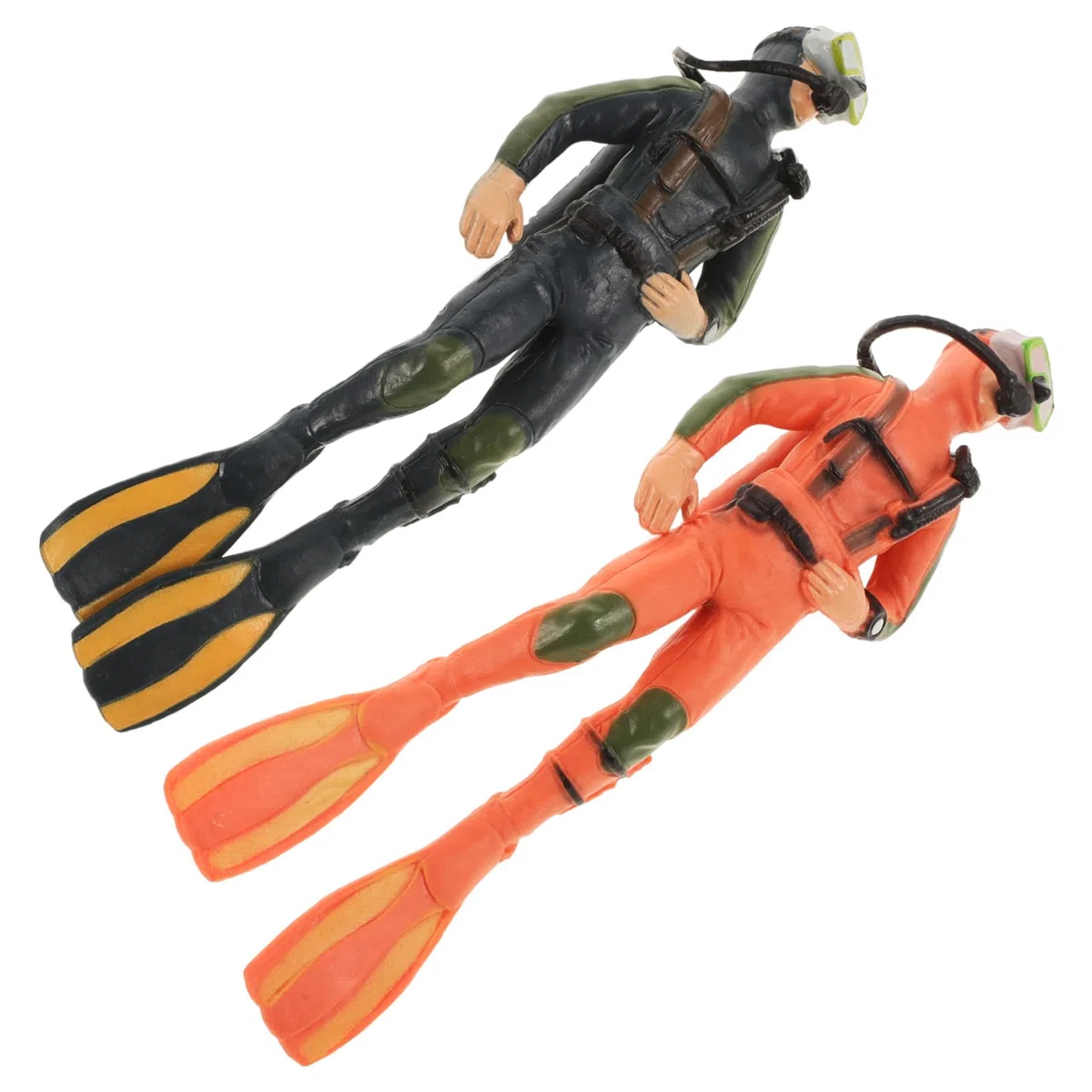 BESPORTBLE 10 Piezas Ropa De Figura De Acuario Figura De Acción De Decoración Flotante del Tanque De Peces Colgante Flotante para Acuario Estatua De Polivinilo