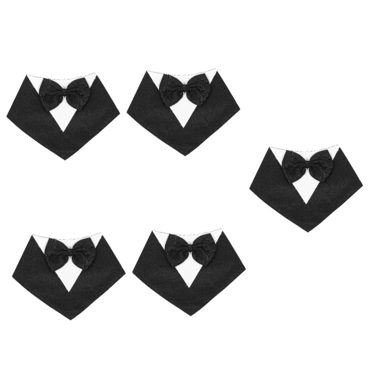 Didiseaon 5piezas Bandana para Perros Pajarita Collar De Fiesta De Cumpleaños para Mascotas De Estilo Elegante Mediano