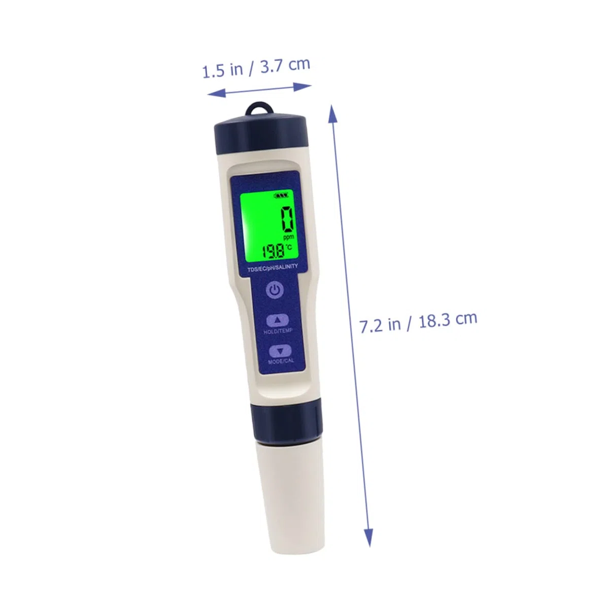 Probador Digital De Del Agua Para Medidor De Salinidad Ph Portátil Para y De Agua