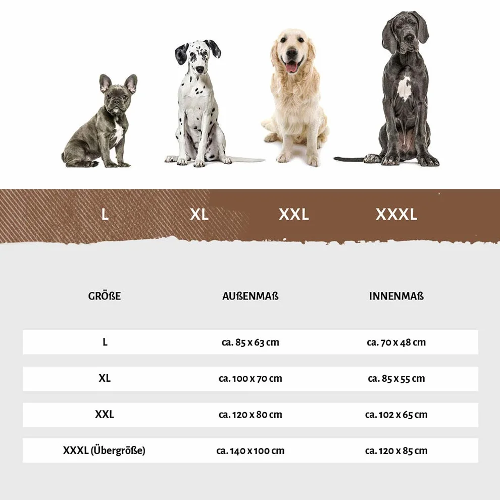 Knuffelwuff 14103-003 - Cama ortopédica para Perros, de Terciopelo, M-L, 83 x 63 cm, Respaldo Derecho, Color Gris
