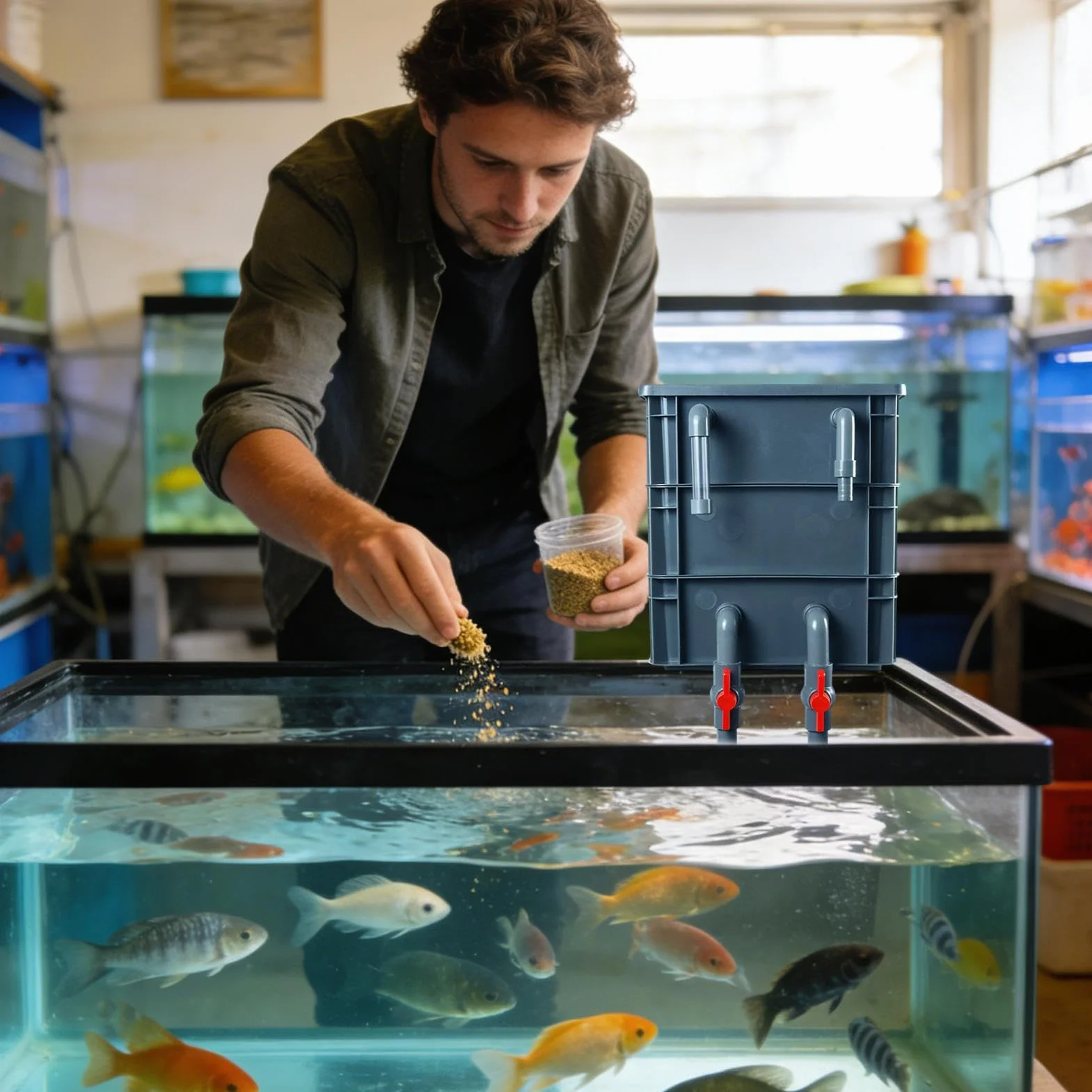 de filtro para acuario Suministros de filtración multifuncionales y de