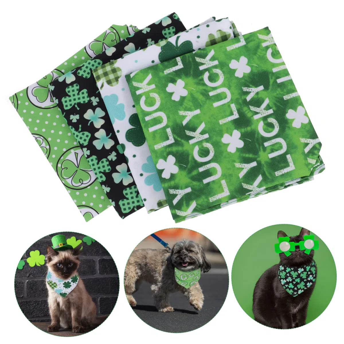 Toddmomy 8piezas Bandana para Perros Creativa y Adorable Babero De Mascotas para Fiesta Accesorios para Perros y Gatos para Dueños De Mascotas