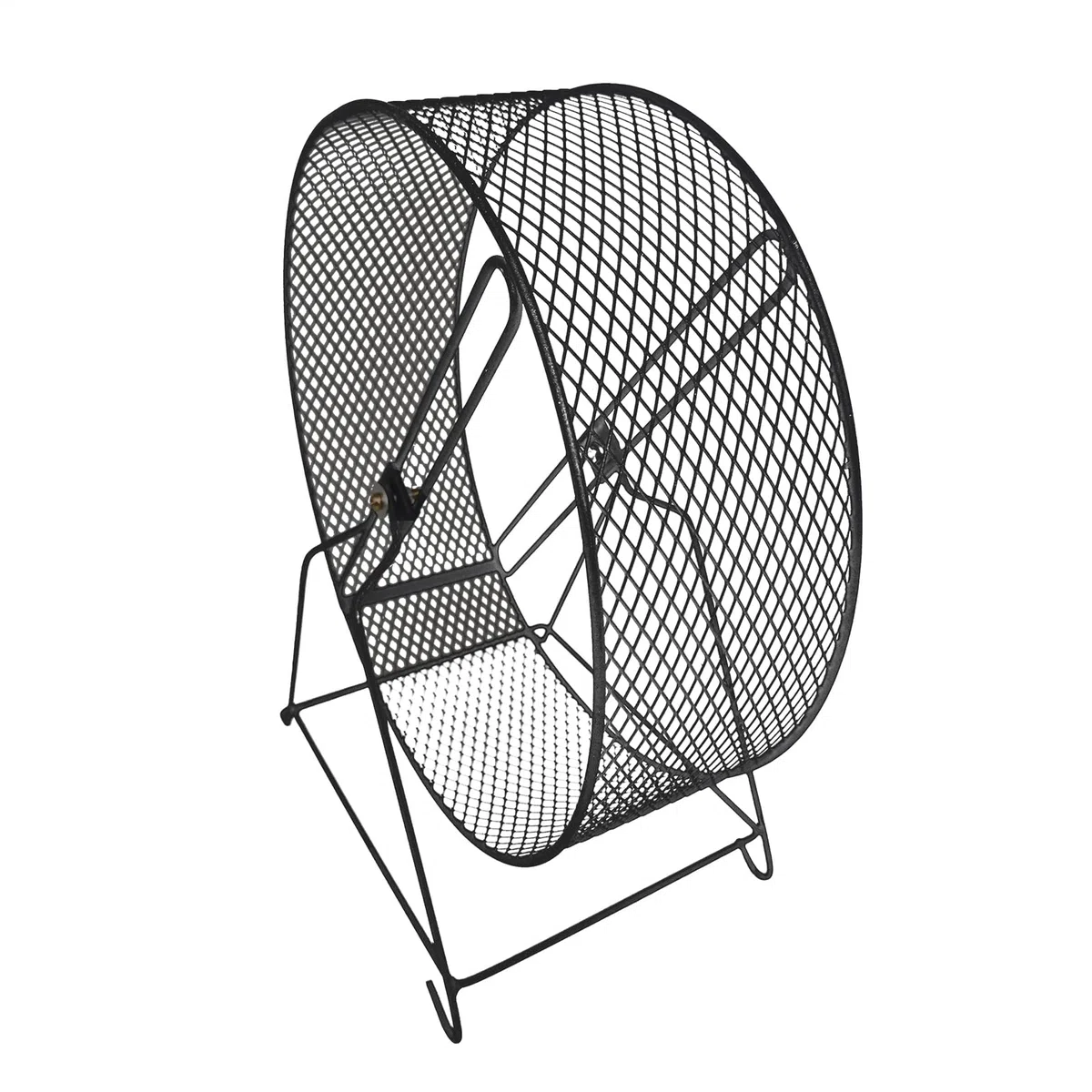 Rueda de hámster silenciosa para hámster, Rueda de Metal silenciosa, con Soporte, Rueda de ratón, silenciosa, Ruedas de Ejercicio, para Correr