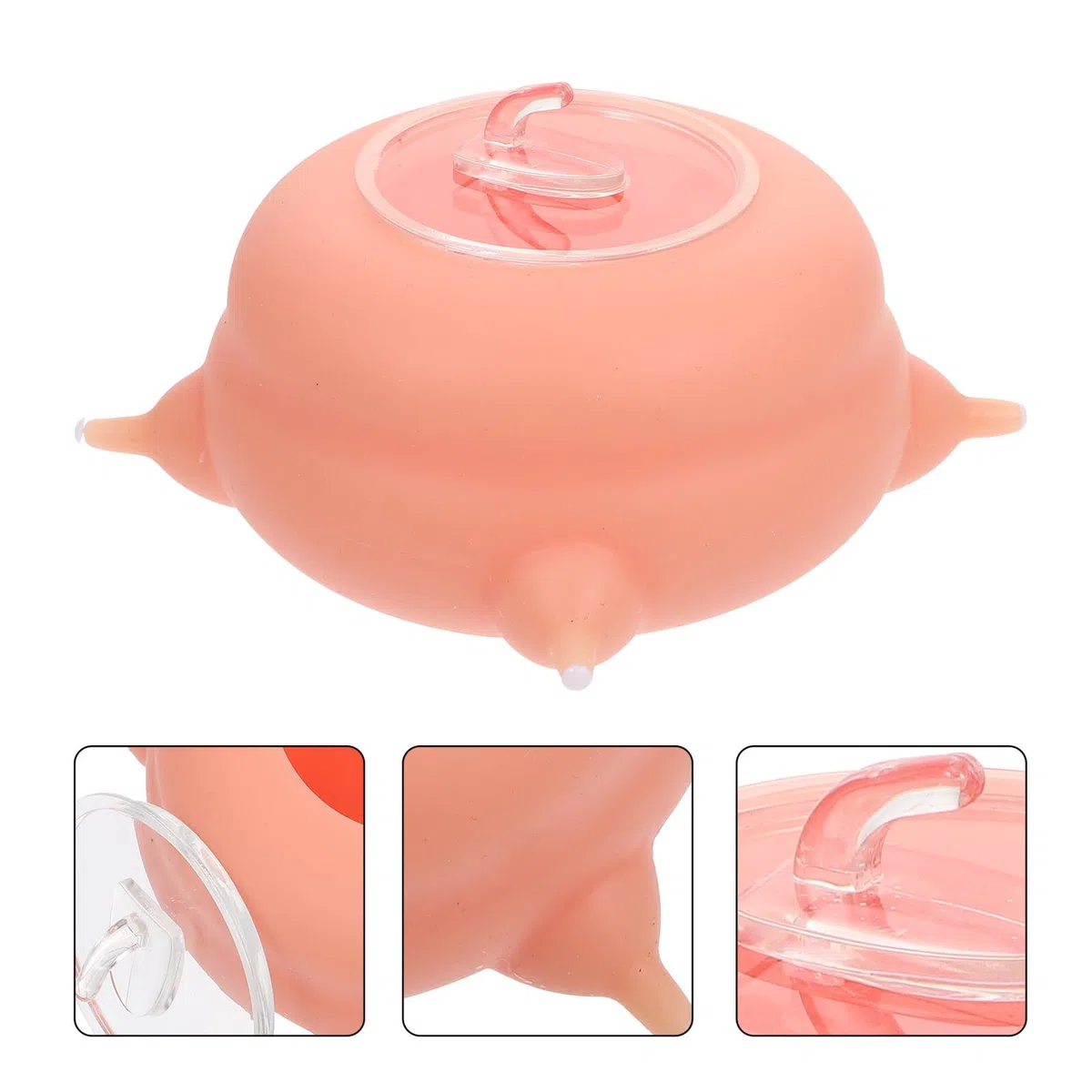 DOITOOL Alimentador de Leche para Mascotas con Múltiples Tetinas de Silicona Kit de Alimentación para Cachorros y Gatitos Recién Nacidos Accesorio Práctico para Perros Pequeños y
