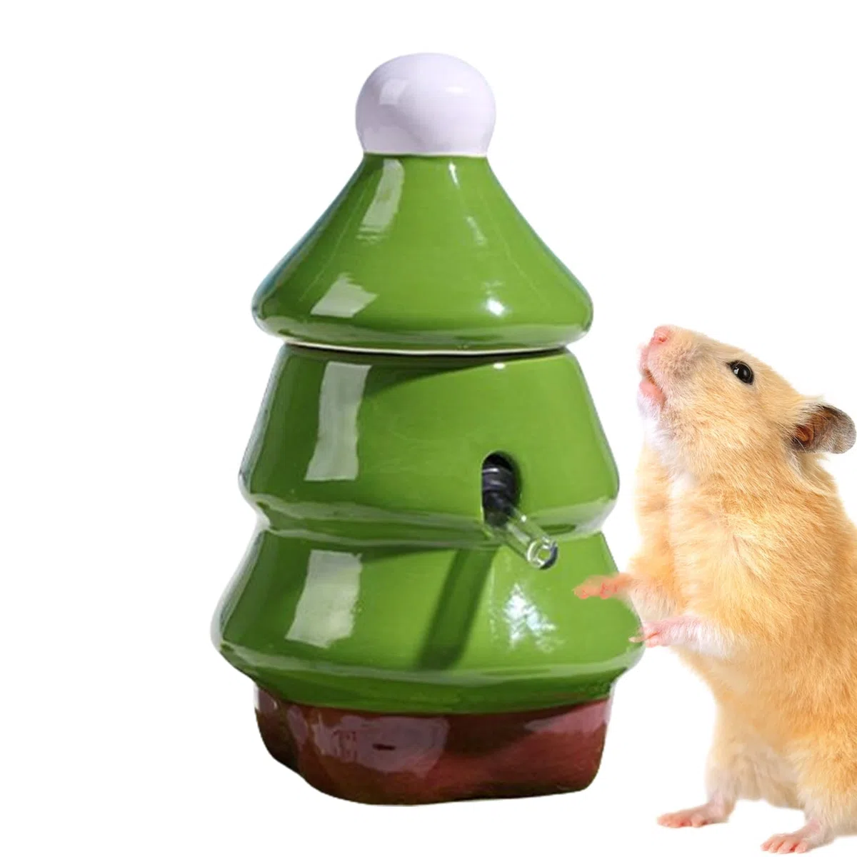 Botella de agua para Gerbille, Biberón de agua con soporte, 60 ml a prueba | de fugas para animales pequeños en el interior, sala de estar, dormitorio dorm balcón