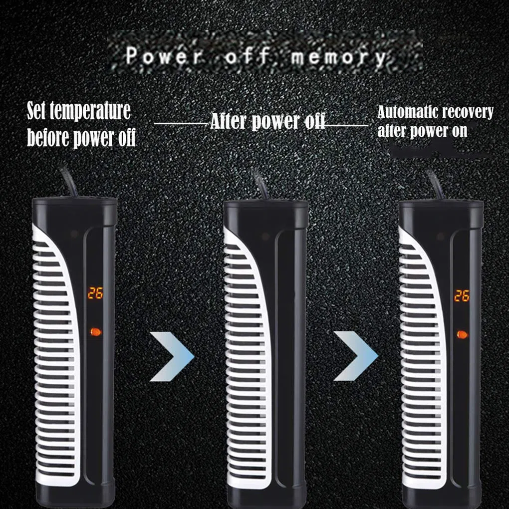 Calentador de Acuario Calentador Sumergible para acuarios con Pantalla LED de Temperatura Visible y Controlador de Temperatura Externo, Calentador automático de termostato