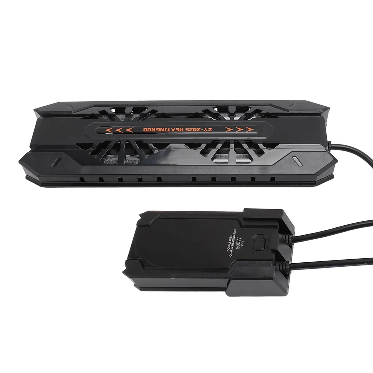 Varilla Calefactora para peceras: Apagado Automático, Calentador con Pantalla LED con Controlador Digital, Ahorro de Energía, Seguro para Todos los (ZY-2025A-800W Enchufe Europeo 220V)