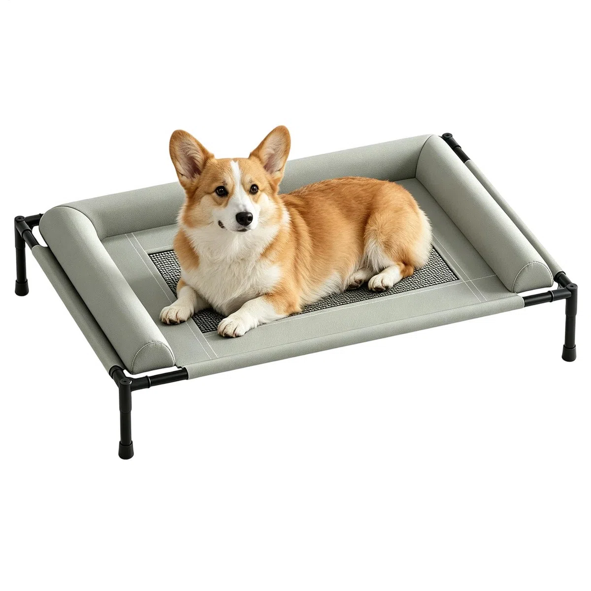 Cama de Acampada para Perros Alfombra Plegable Antivibración Transpirable | Cama Exterior para Mascotas Exterior, Porche, Suelo, Patio Trasero, Playa, Patio e Interior