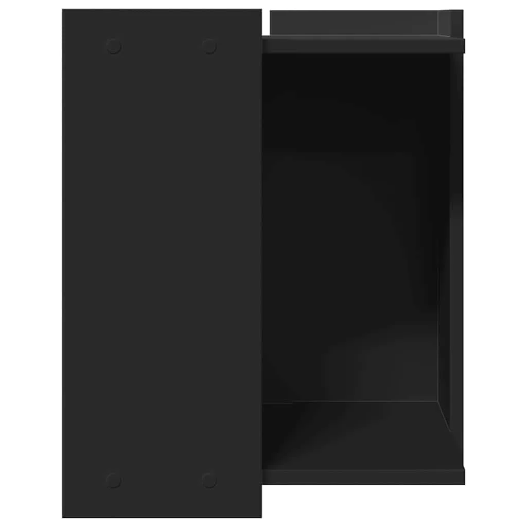 Caja de arena para gatos, 42 x 42 x 51 cm, material de madera