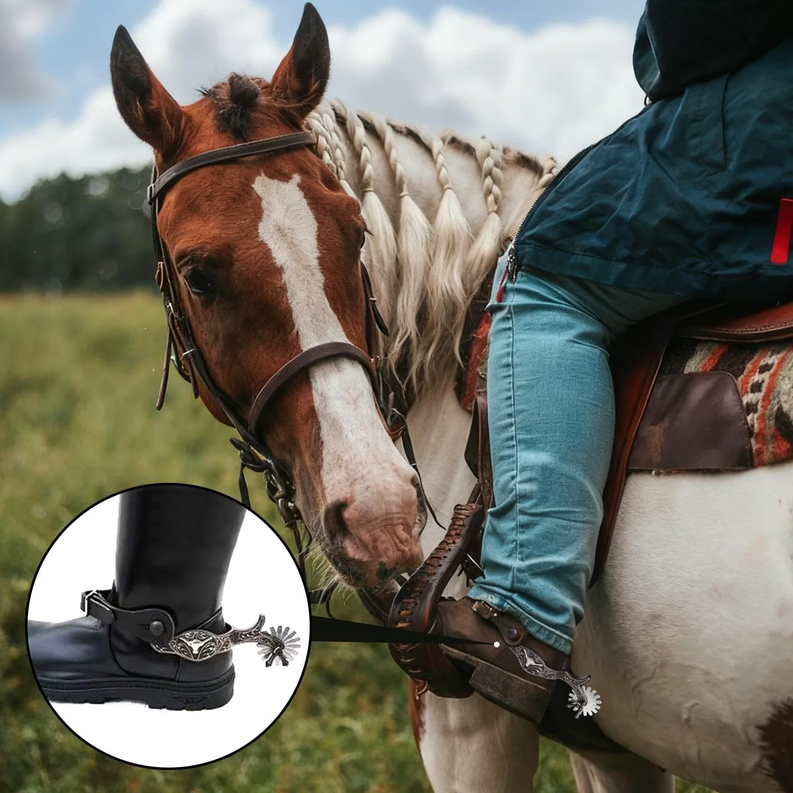 Espuelas Western Equipamiento Deportivo Ecuestre