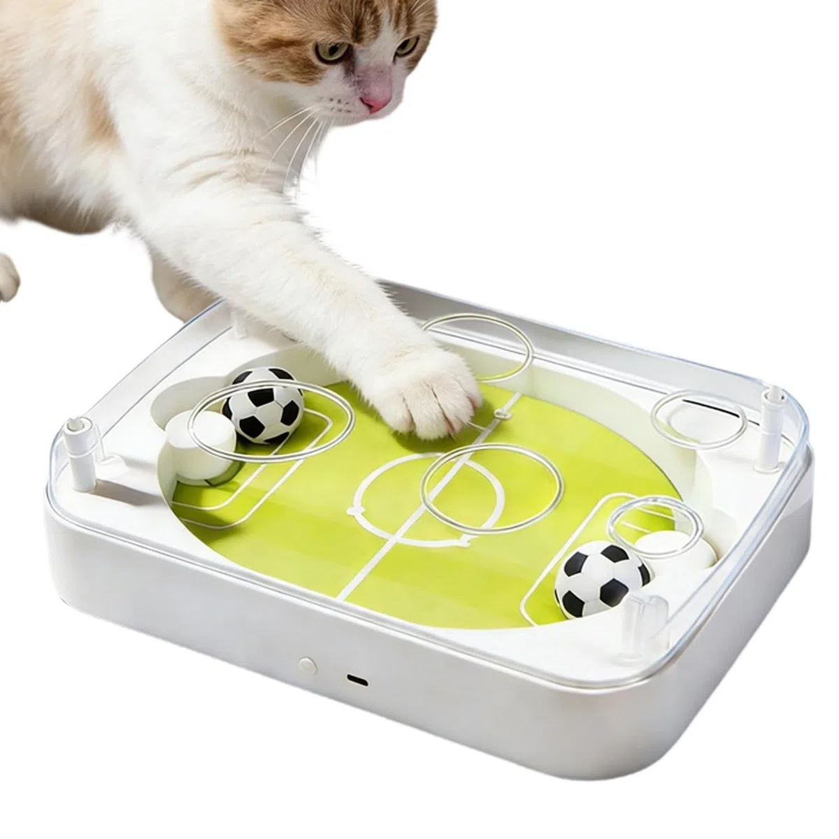 Pelota de Juguete para Gatos Juegos Interactivos de Fútbol Eléctrico para | Juguetes divertidos para gatitos para Estimulación Mental, Simulación de Caza, Rascado, Juego en