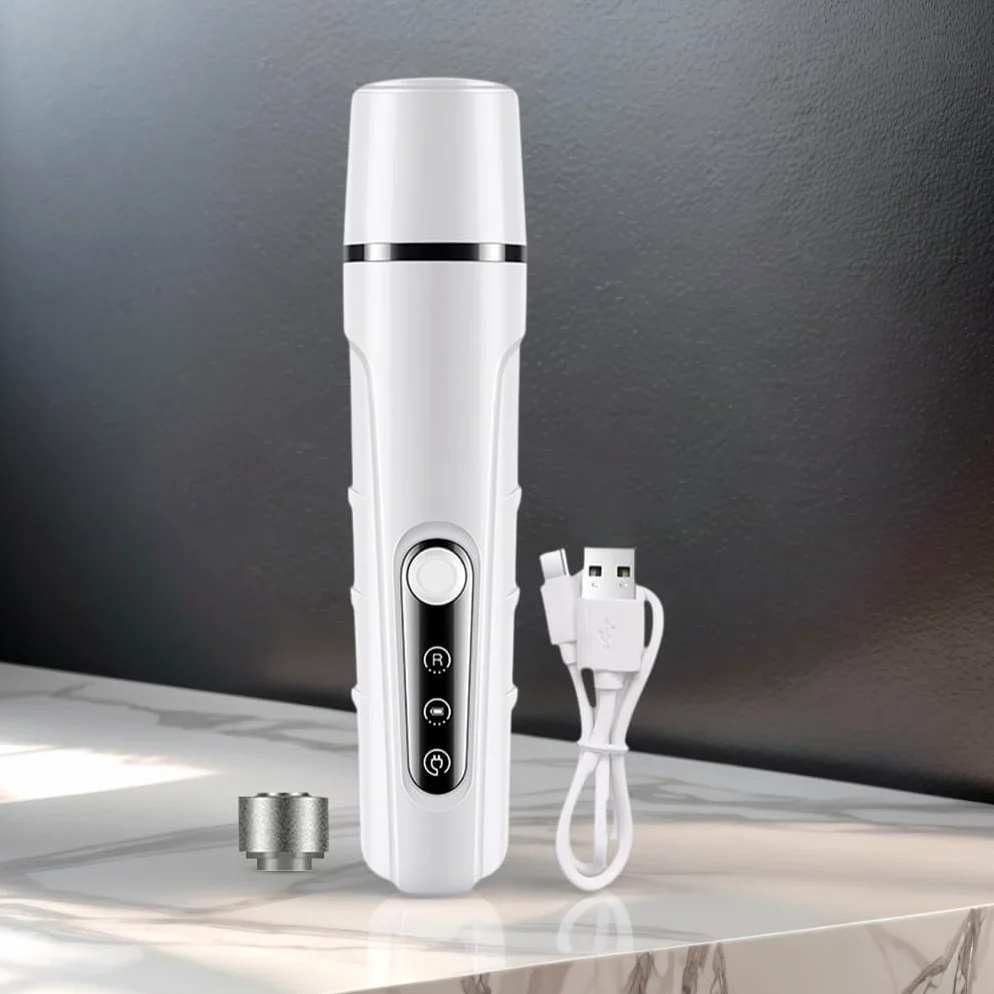 Cortauñas para Mascotas, Lima de uñas for Perros – con Luces LED eléctrica for Recargable por USB Cabezal Repuesto