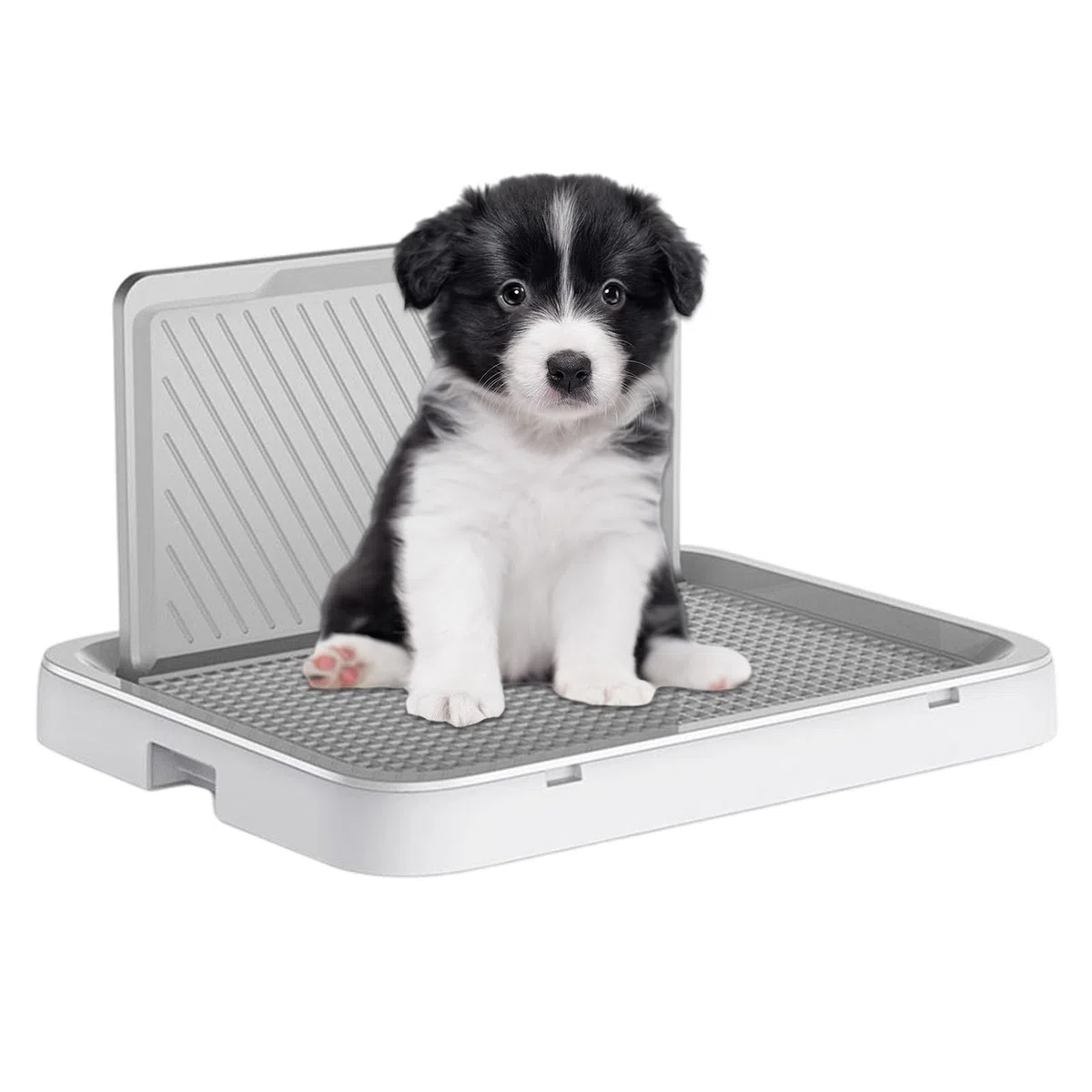 Bandeja De Baño Para Perros Bandeja De Entrenamiento Con Malla Antifugas Y | Sanitario Canino Almohadilla De Piso Para Cachorros Para Apartamento Dormitorio Sala y Balcon