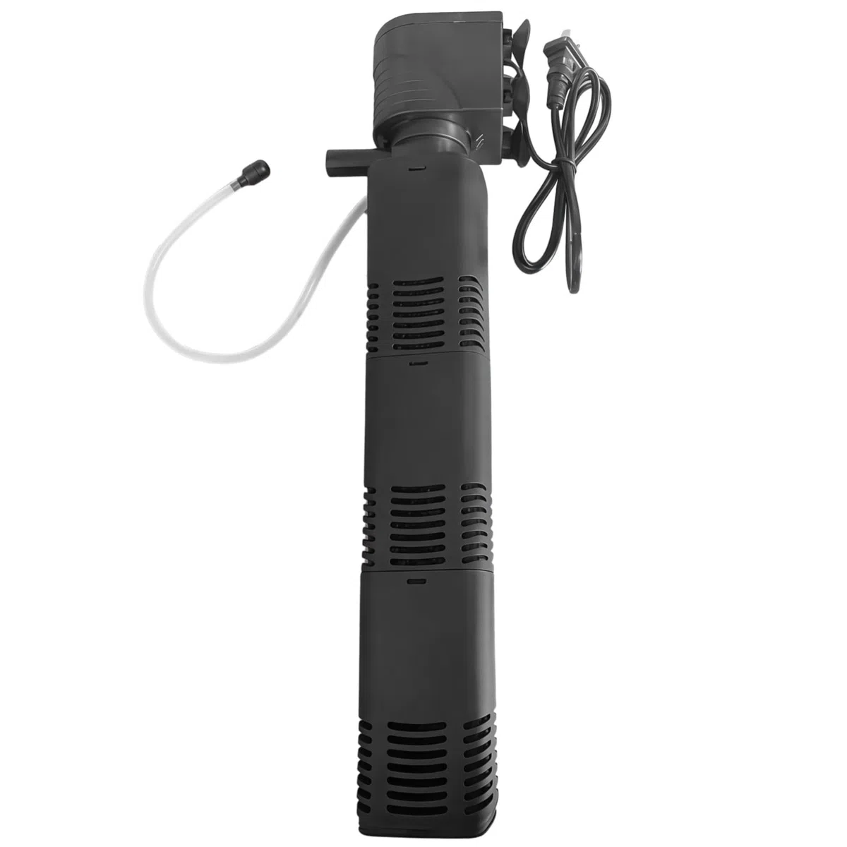 Filtro interior de acuario, bomba de filtro para peceras pequeñas, sistema de ventilación silencioso, compacto y fácil de montar, 3 en 1 con purificación de agua, oxigenación y ondulación suave