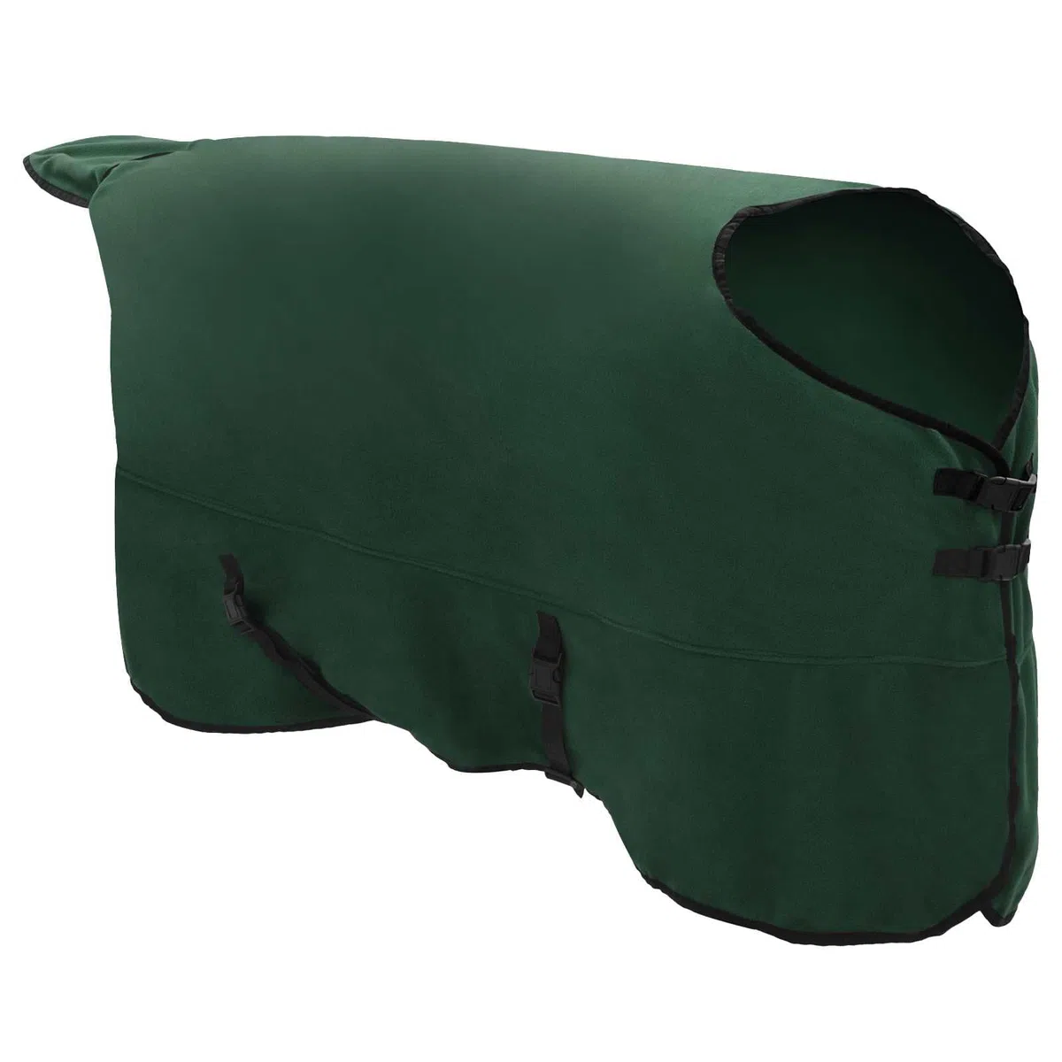 Manta para caballo, 125 cm, poliéster, color verde oscuro