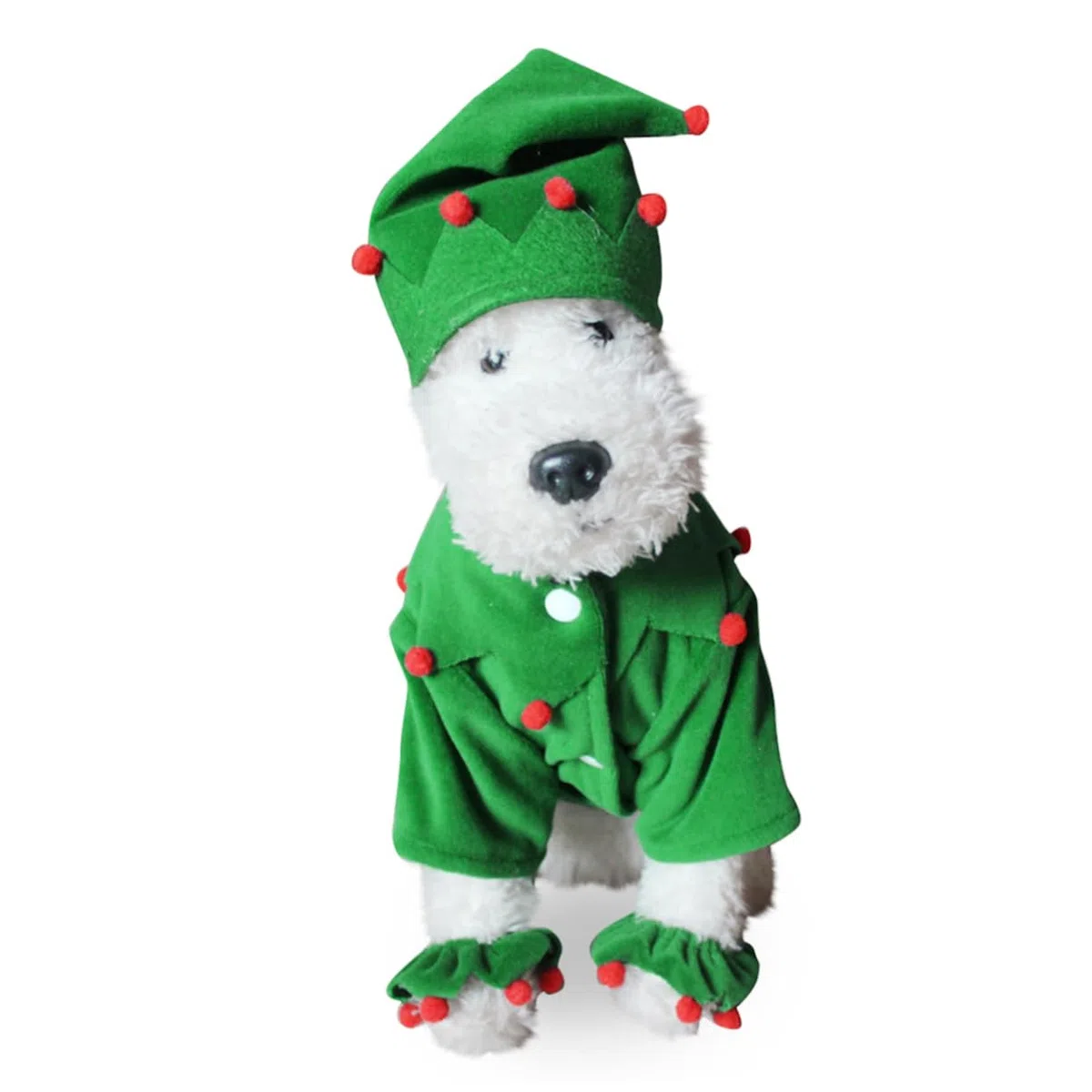 POPETPOP 3 Juegos De Ropa De Fiesta para Mascotas Disfraz Navideño para Perro Capa con Sombrero Accesorio Navideño para Mascotas Talla S