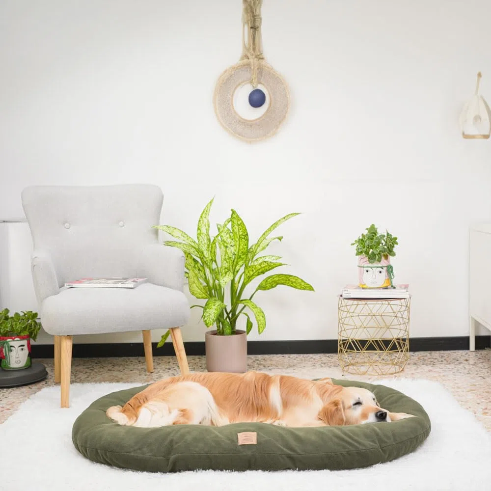 Ferplast Cojín Cama para Perros y Gatos Relax Microfleece 100/12 Suave Acolchado Lavable Micropolar Gris