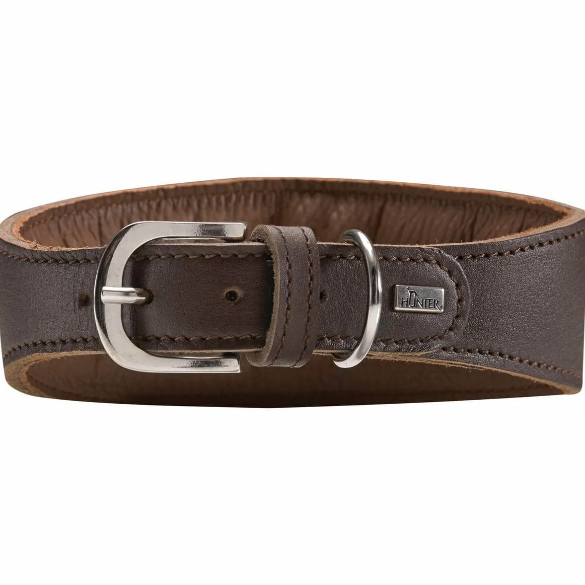 HUNTER Collar de Perro súper Suave, Cuero Softvoll
