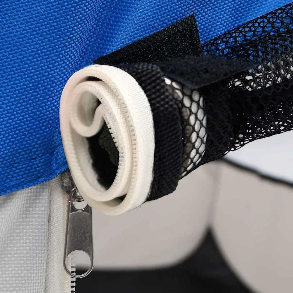 Parque plegable para cachorros, 145 x 145 x 61 cm, marco de acero resistente y poliéster transpirable, con bolsa de transporte para jardín, camping, interior y exterior, valla para