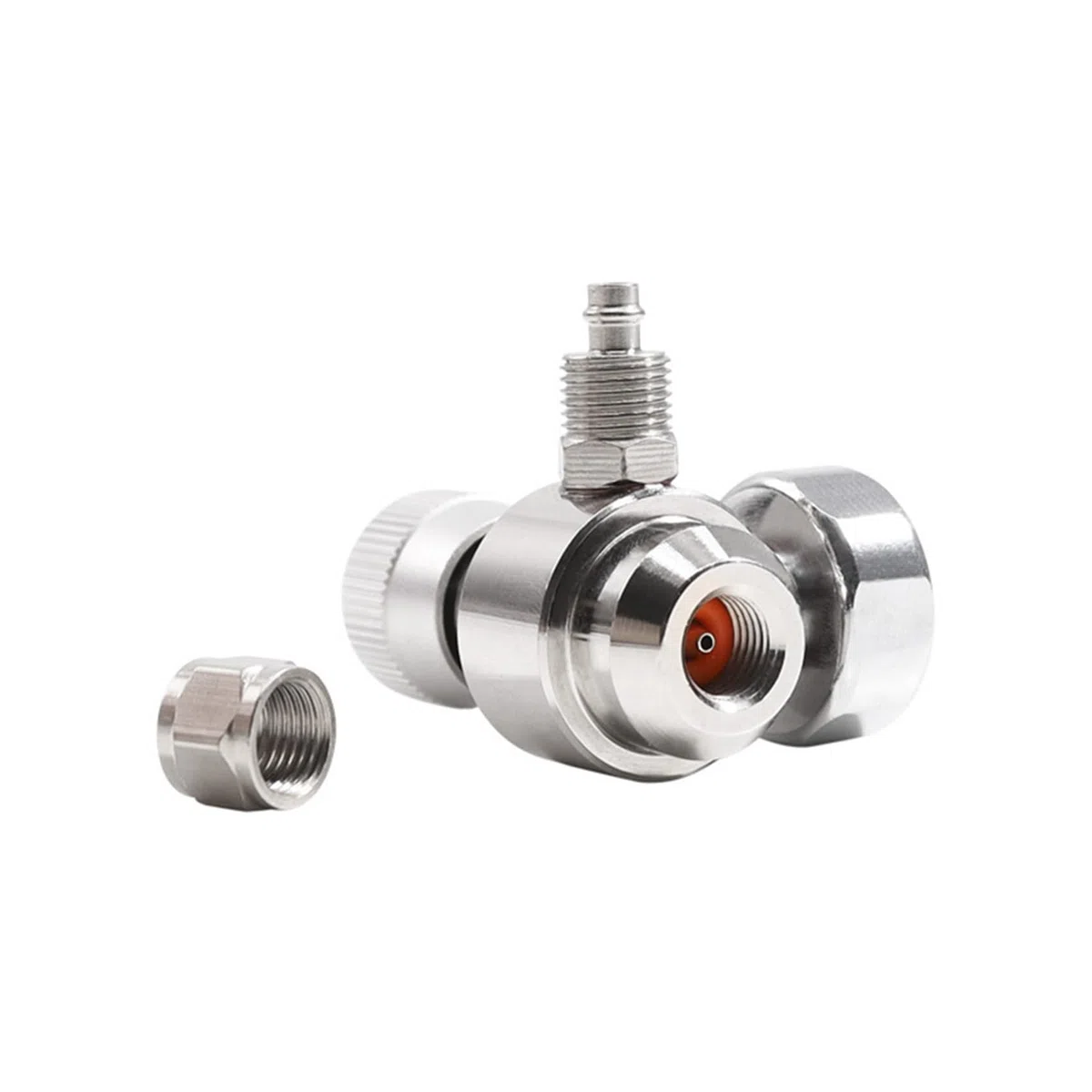 3X Regulador de CO2 para Acuario Manómetro de 2000 Psi para Tubo de Succión de 6 mm 3/8-24UNF