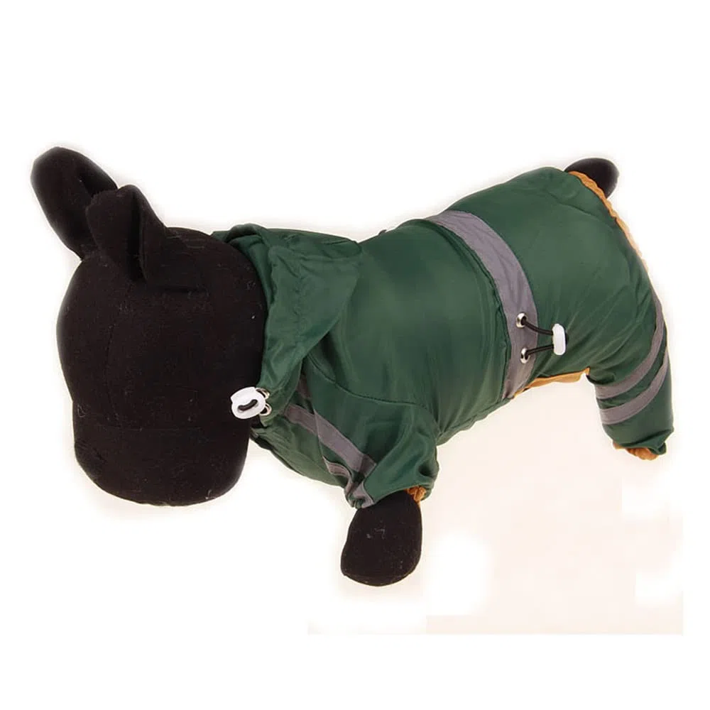 Chubasquero para Perros, Impermeable de una Sola Capa for Mascotas, Ropa Reflectante for Perros, Mono Impermeable, Chaqueta Resistente al Agua, Suministros for(Green,XXL)
