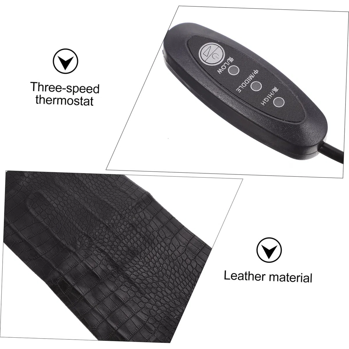 GALPADA Alfombrilla Térmica para Reptiles con Control USB de Temperatura Calentador Eléctrico Antirrasguños para y Tortugas Protector para Mascotas Pequeñas Invierno