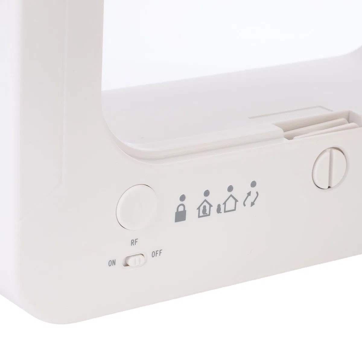Fockety Puerta Inteligente para Gatos para Interior y Exterior, con Microchip de detección automática, Sensor de 2 Collares y Cierre de 4 vías, gatera para Paredes y hogar.