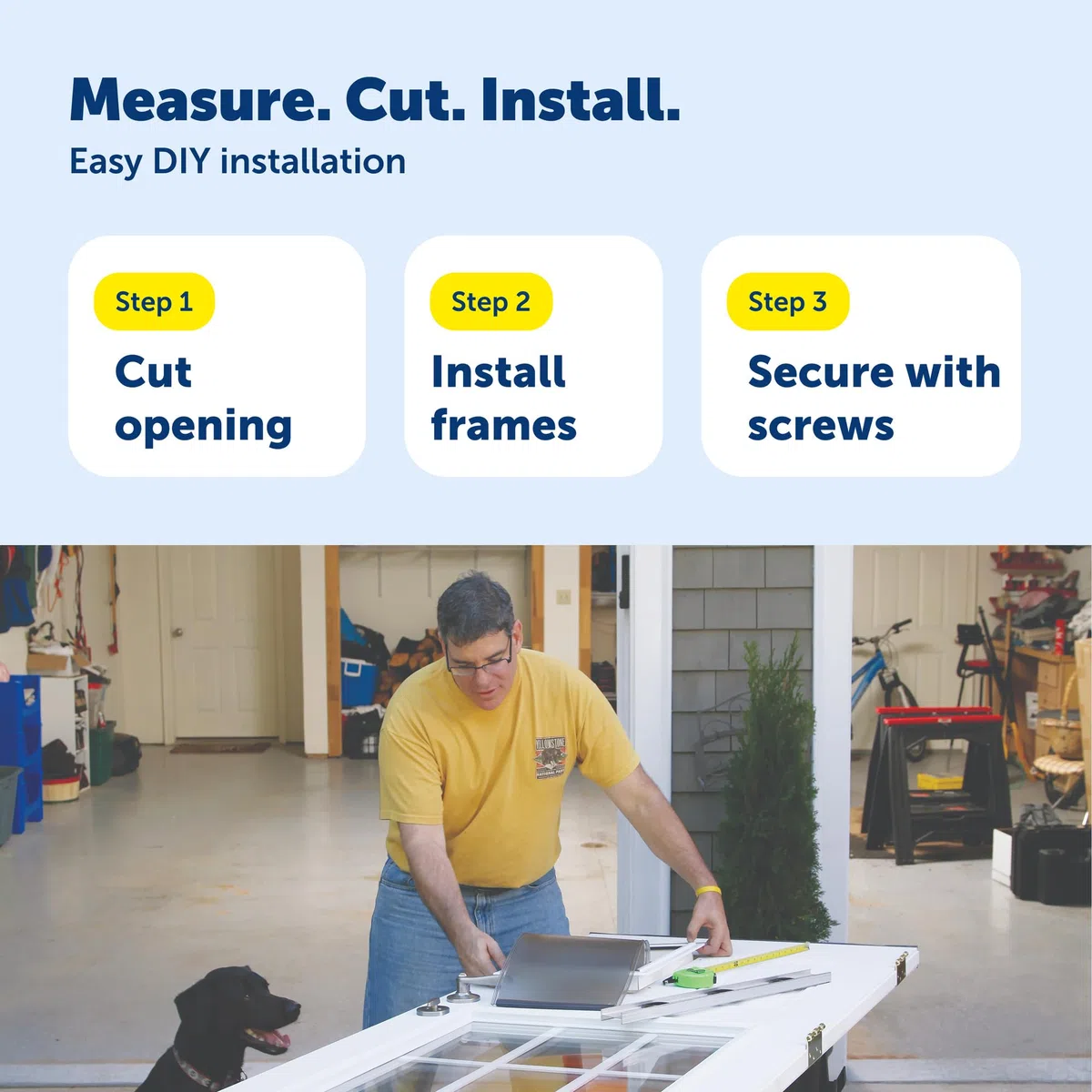 RADIO SYSTEMS - Plastic Pet Door- Large