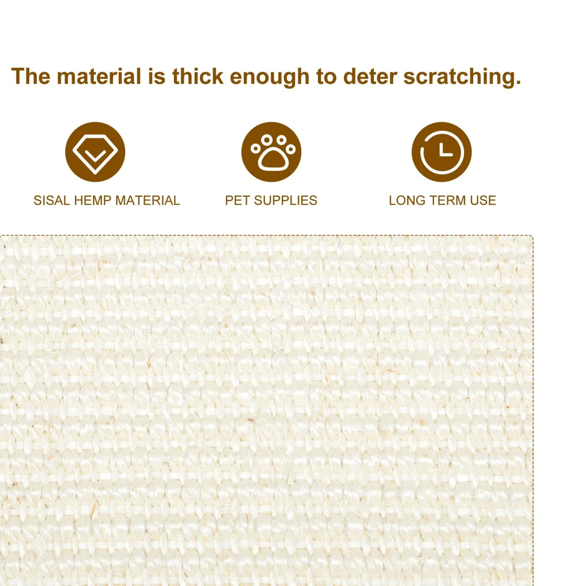 DOITOOL Protector contra Arañazos para Gatos Funda de Sofá de Sisal, Resistente y Entretenido, Adecuado para Oficina y Hogar, Protege Muebles y Reposabrazos
