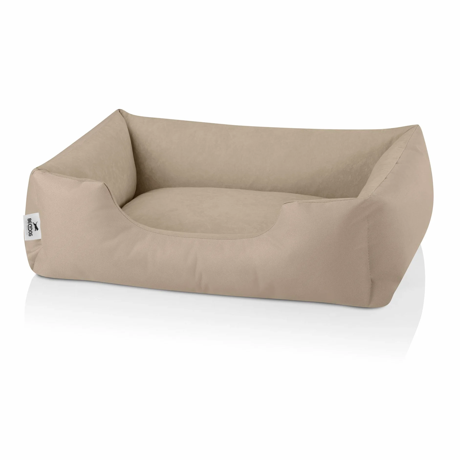 BedDog Zara Cama para Perros Cojín para Perros con Funda Desmontable Lavable, Cesta para Perros Perros Sofá para Perros Pequeños S
